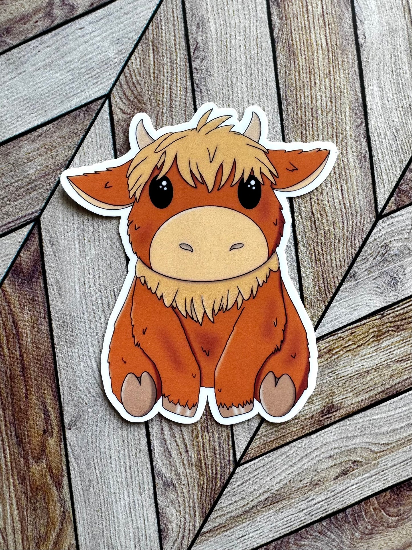 Highland Cow Sticker