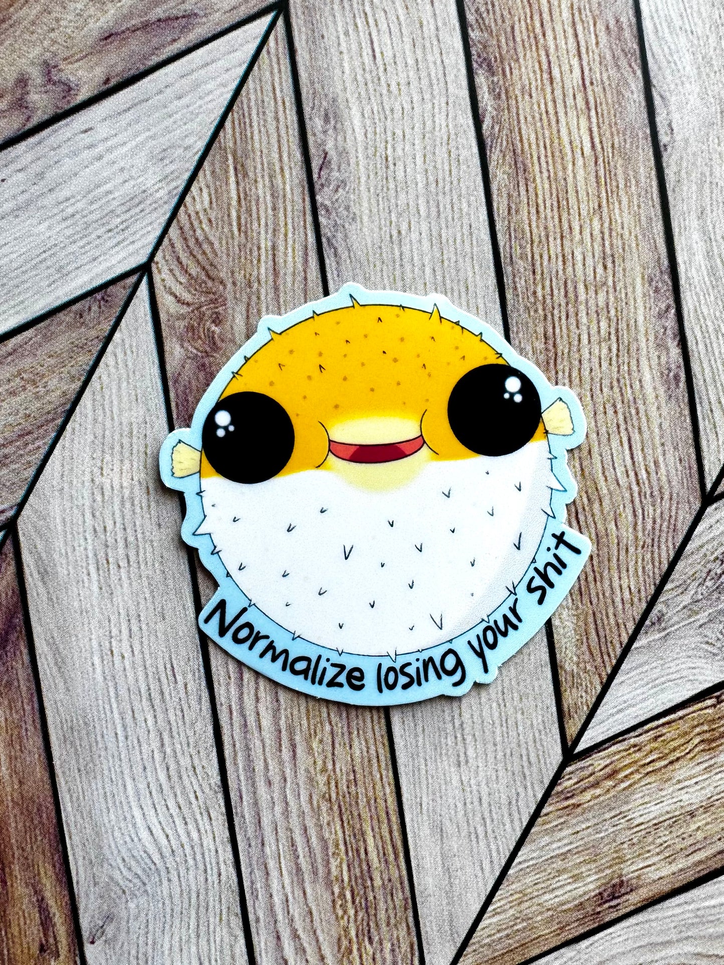 Mini Pufferfish sticker