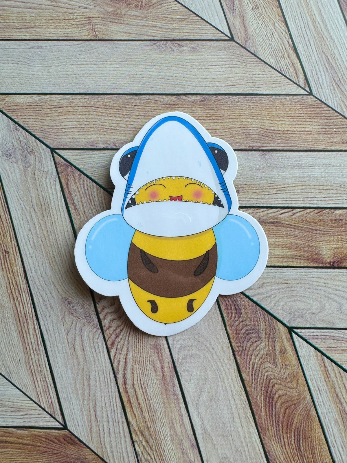 Shark Bee Sticker