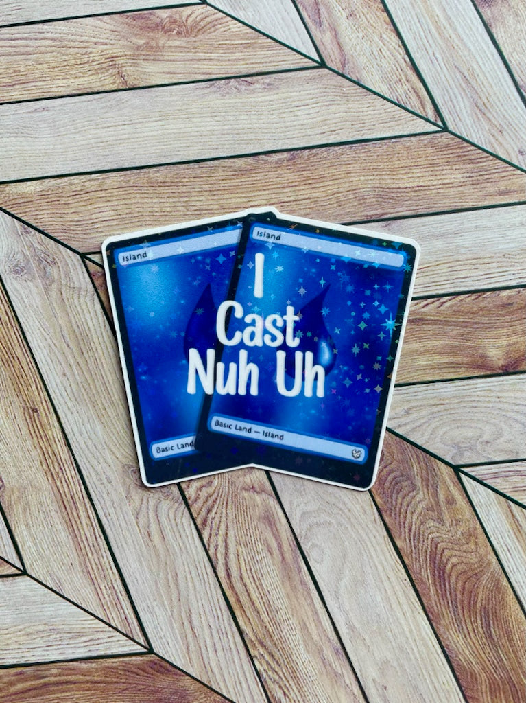 MTG Blue Mana Sticker