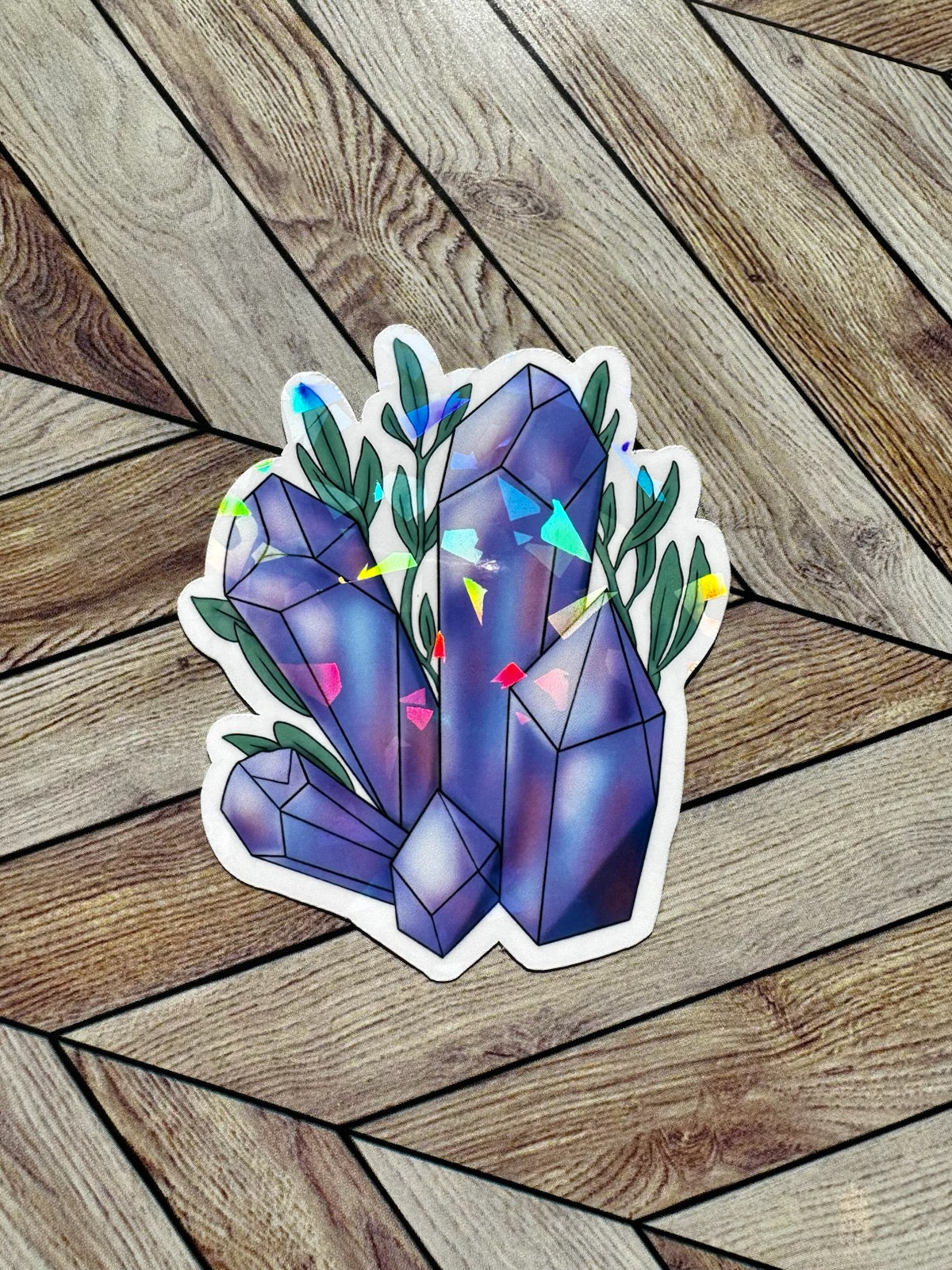 Crystal Cluster Sticker