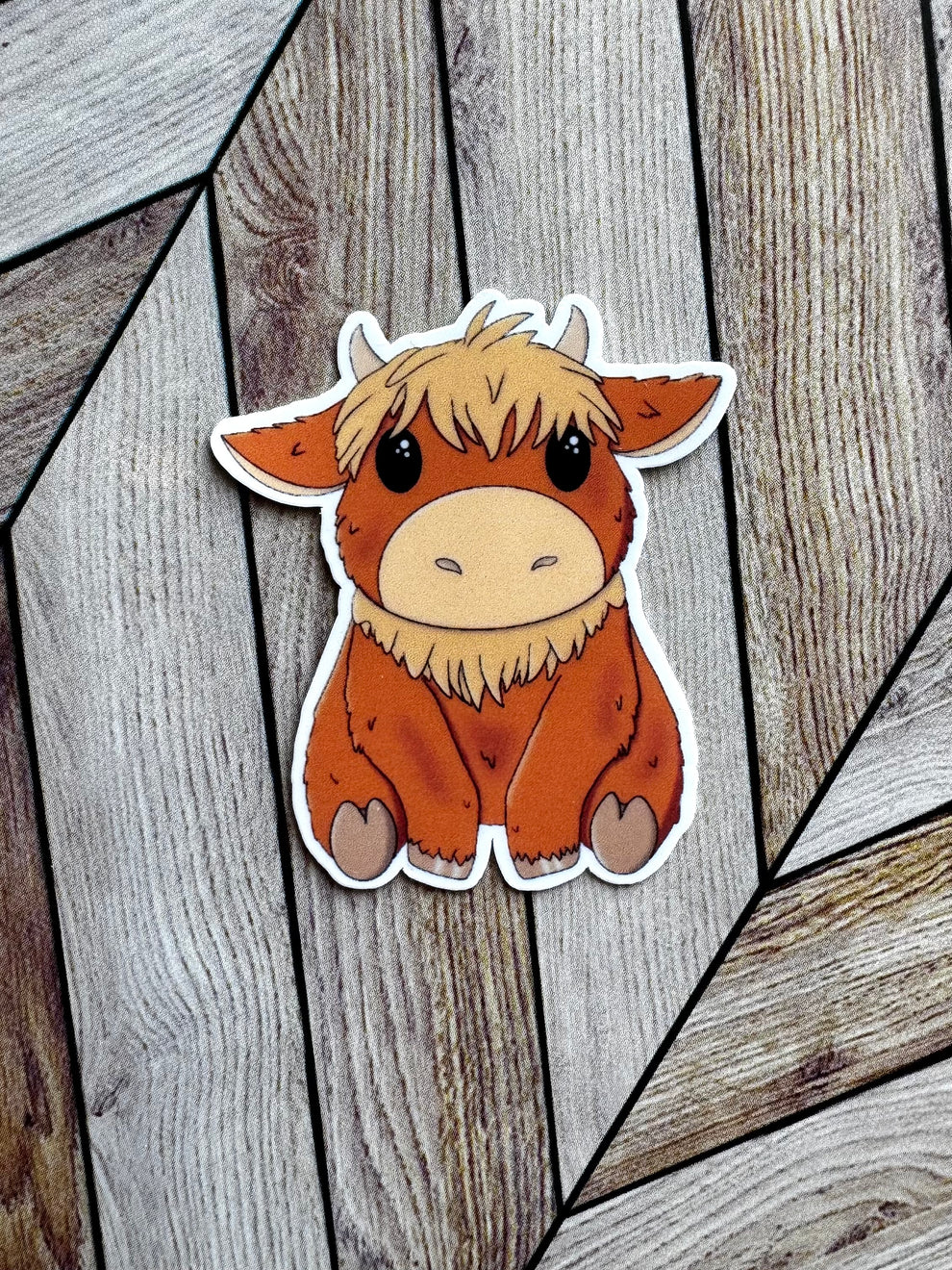 Highland Cow Sticker