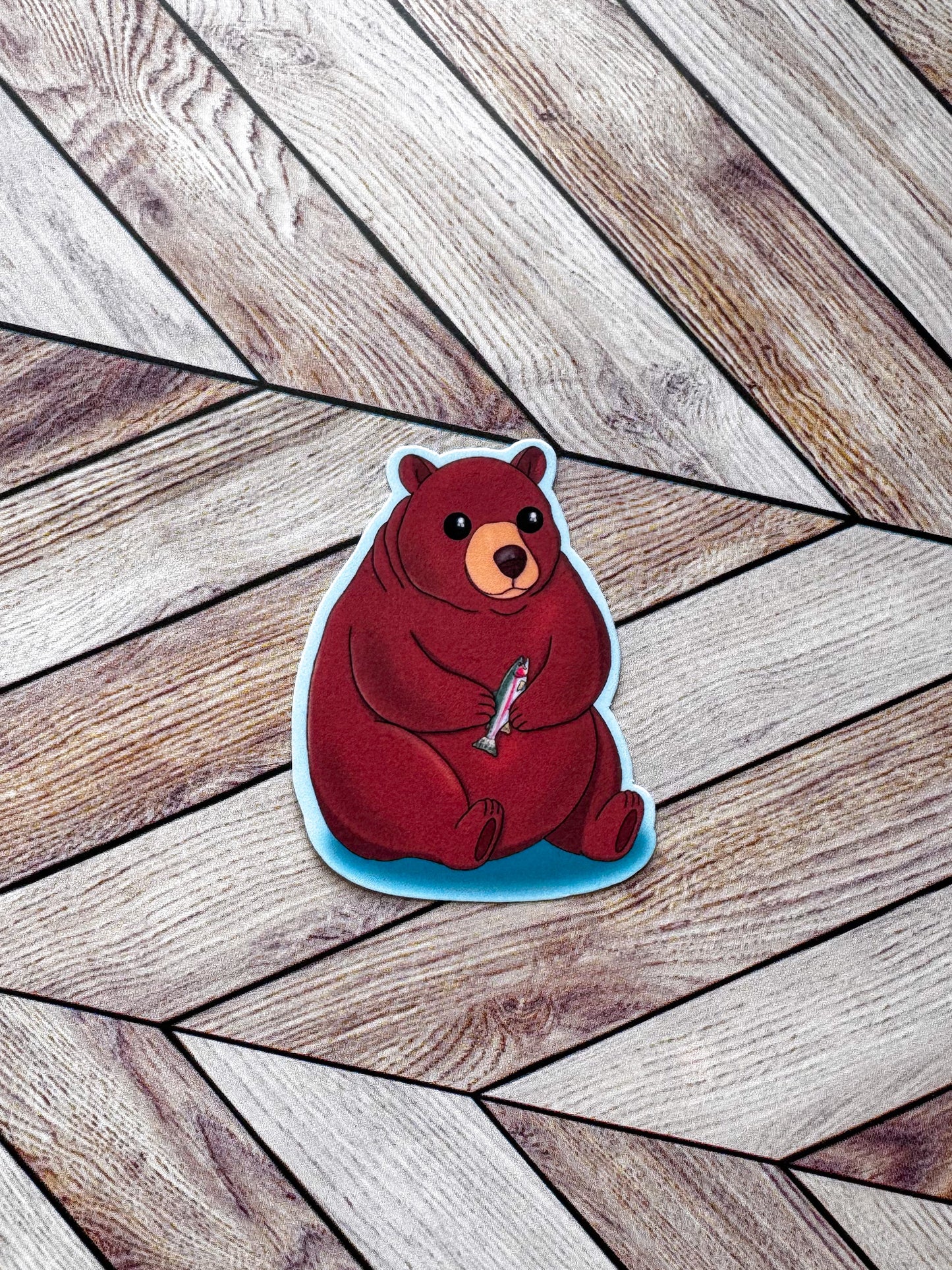 Fat Bear Sticker
