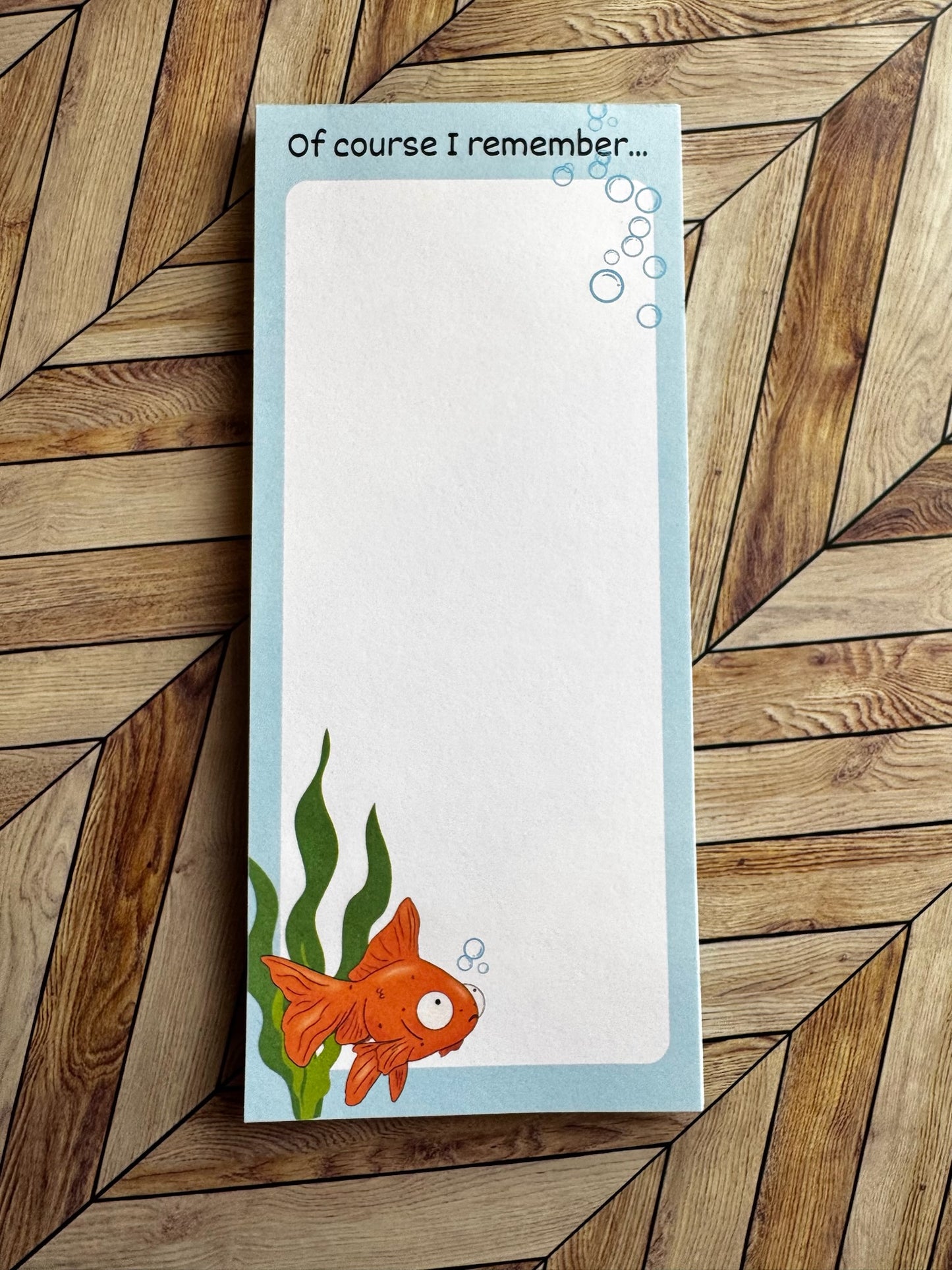 Goldfish Brain Notepad