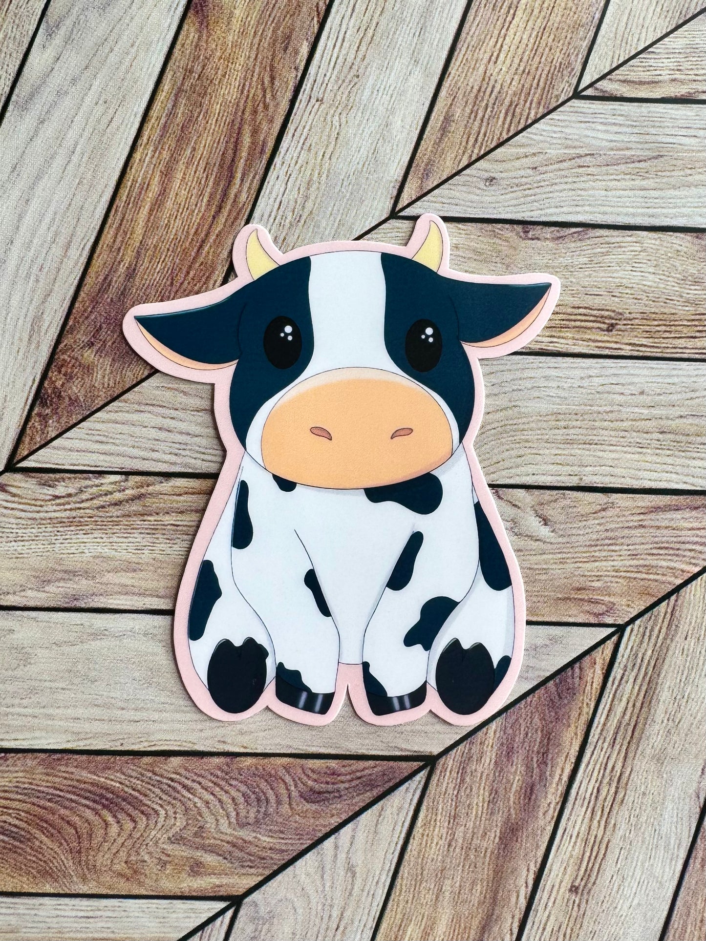 Cow sticker