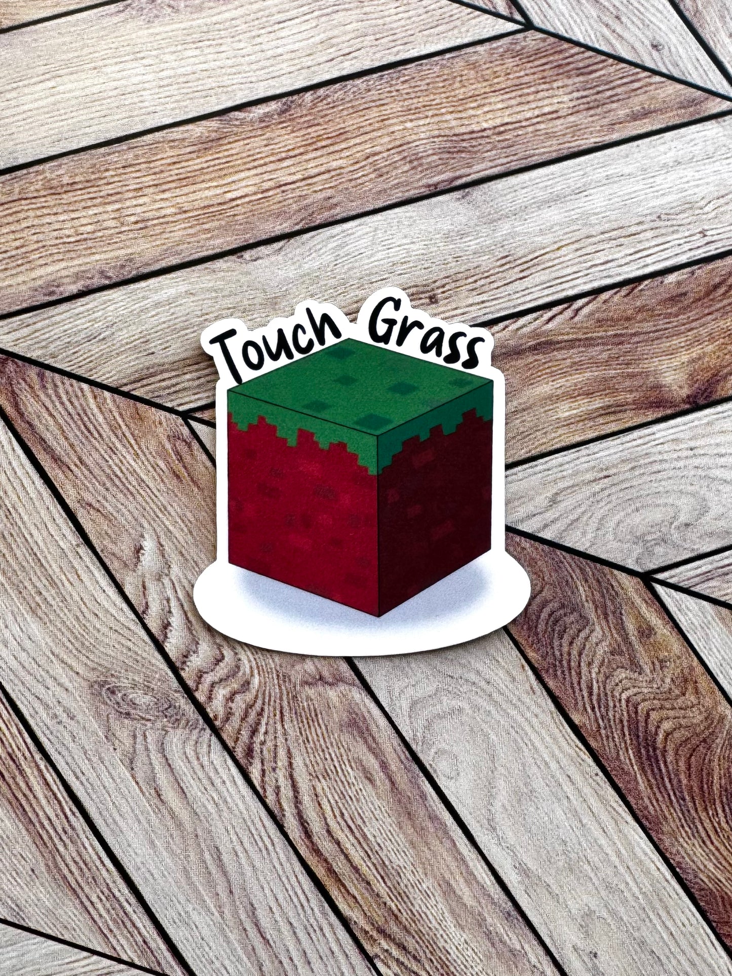 Touch Grass Sticker