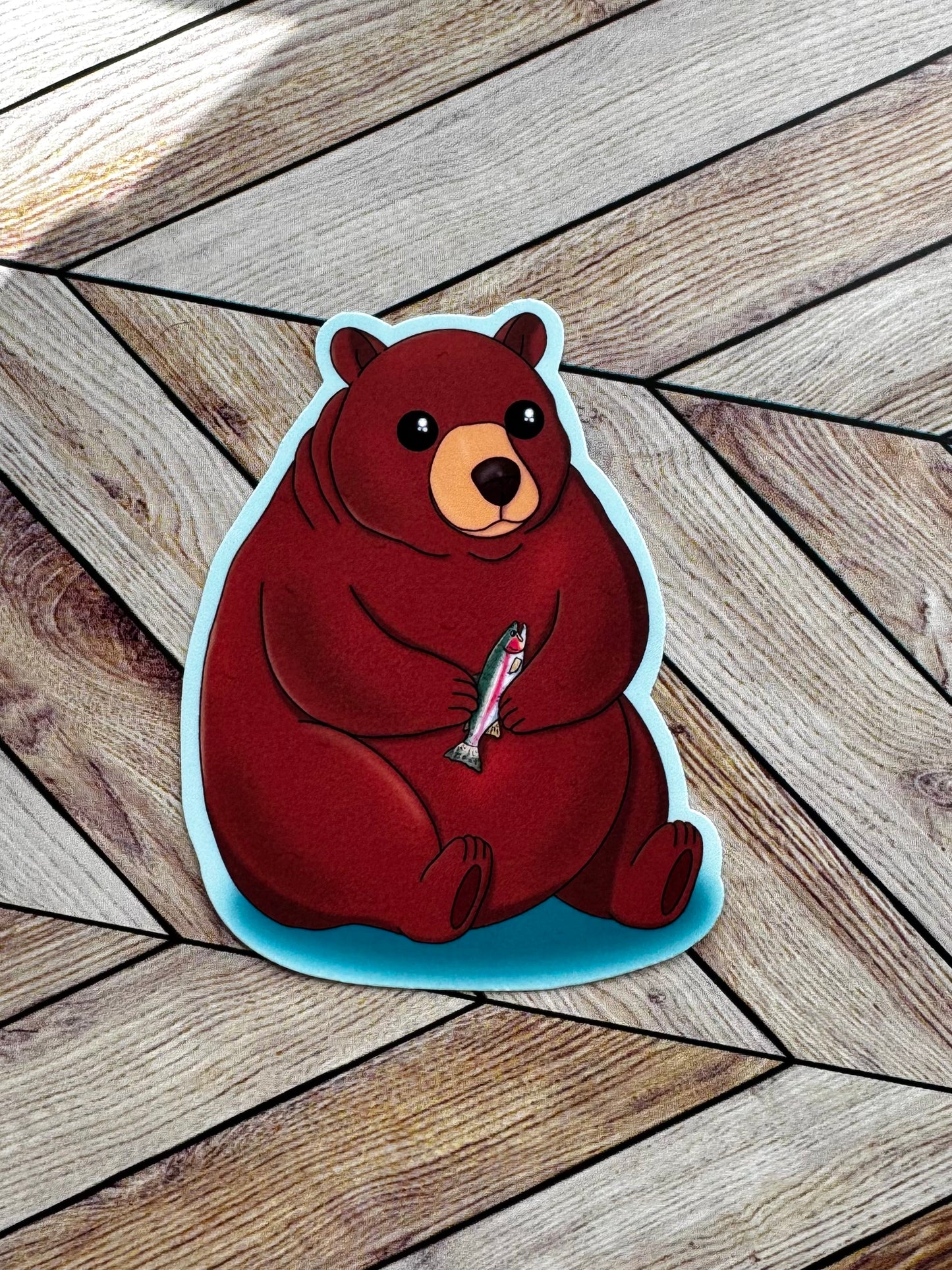 Fat Bear Sticker
