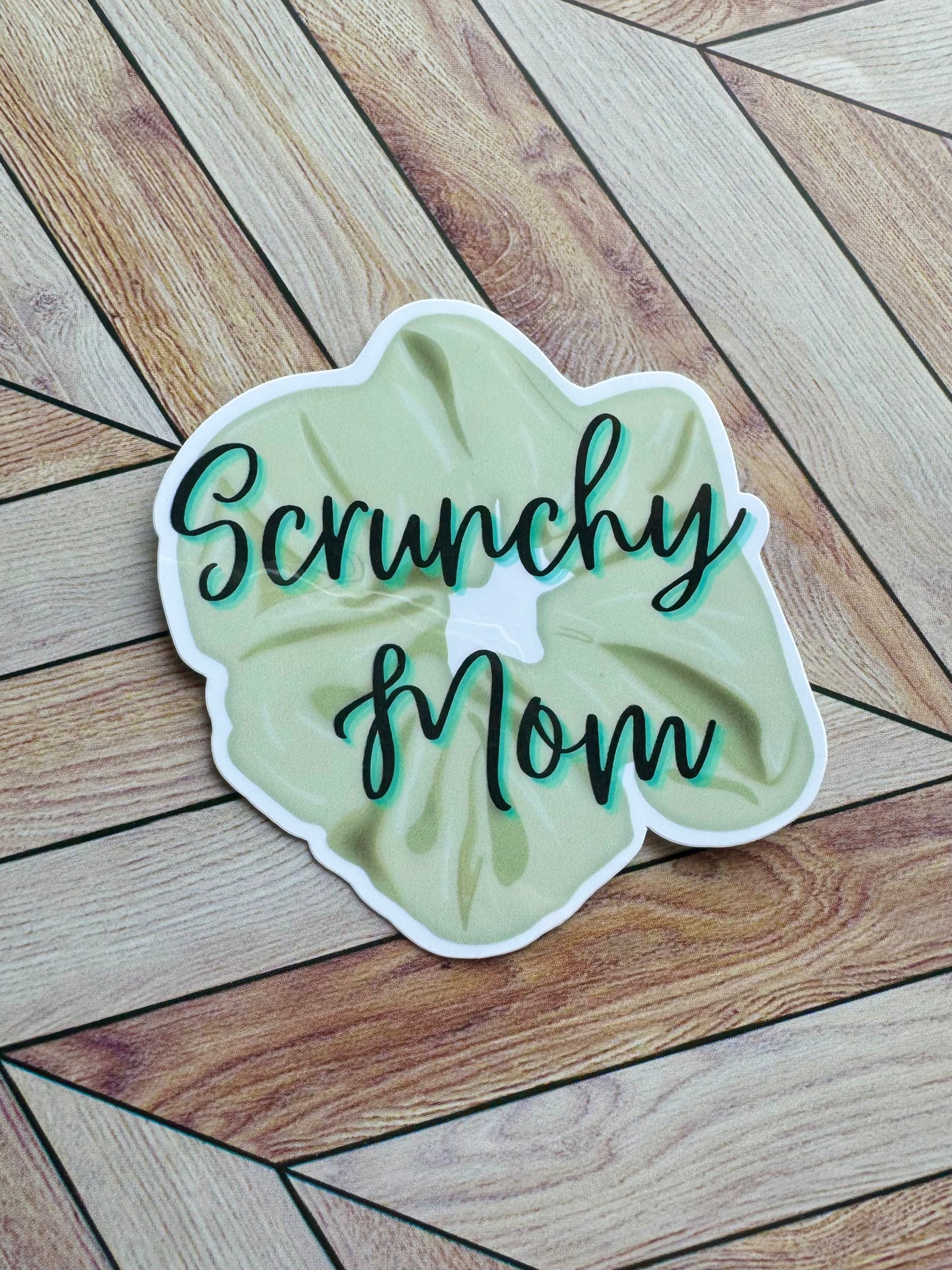 Scrunchy Mom Sticker