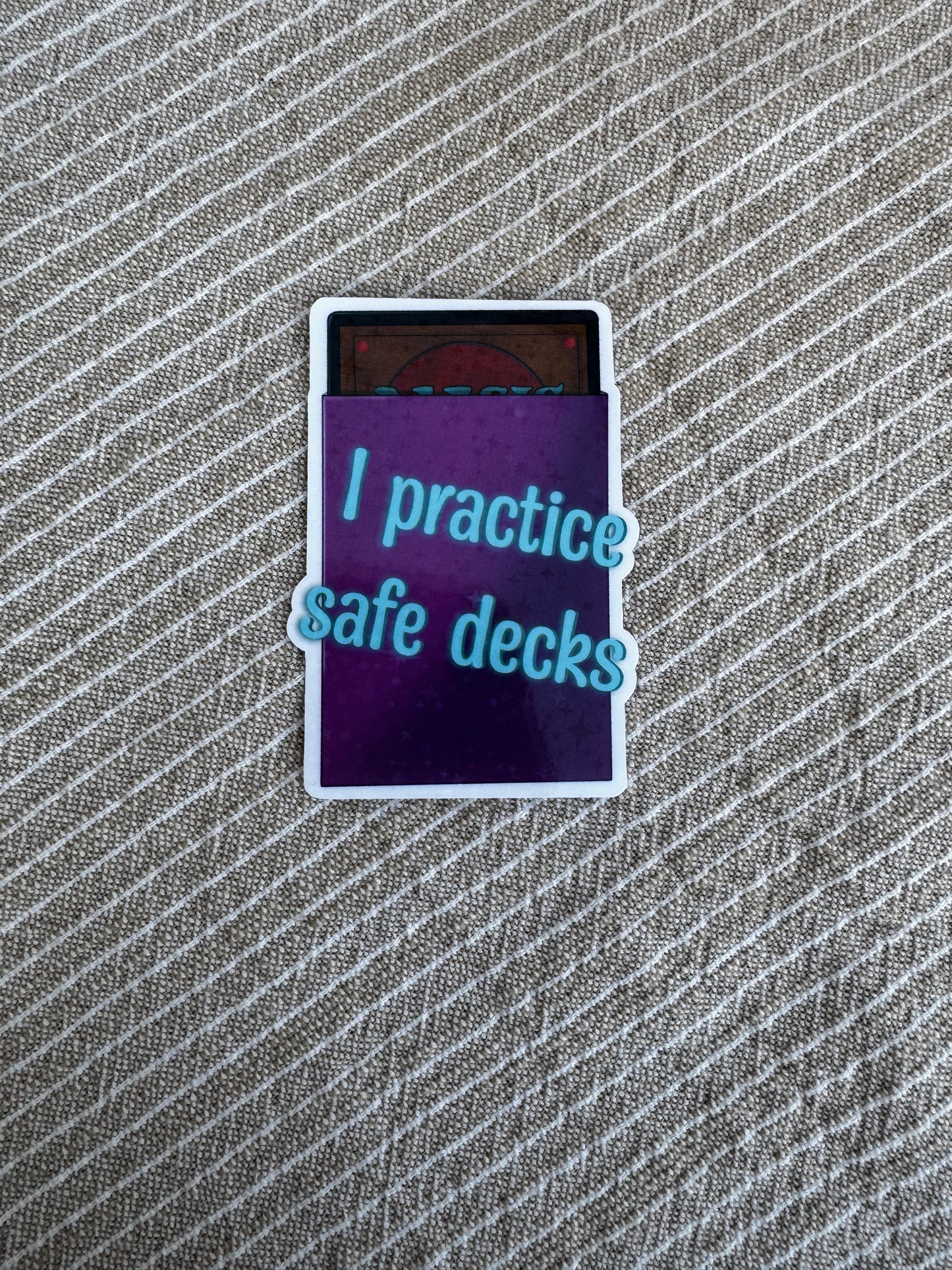 MTG Practice Safe Decks Sticker