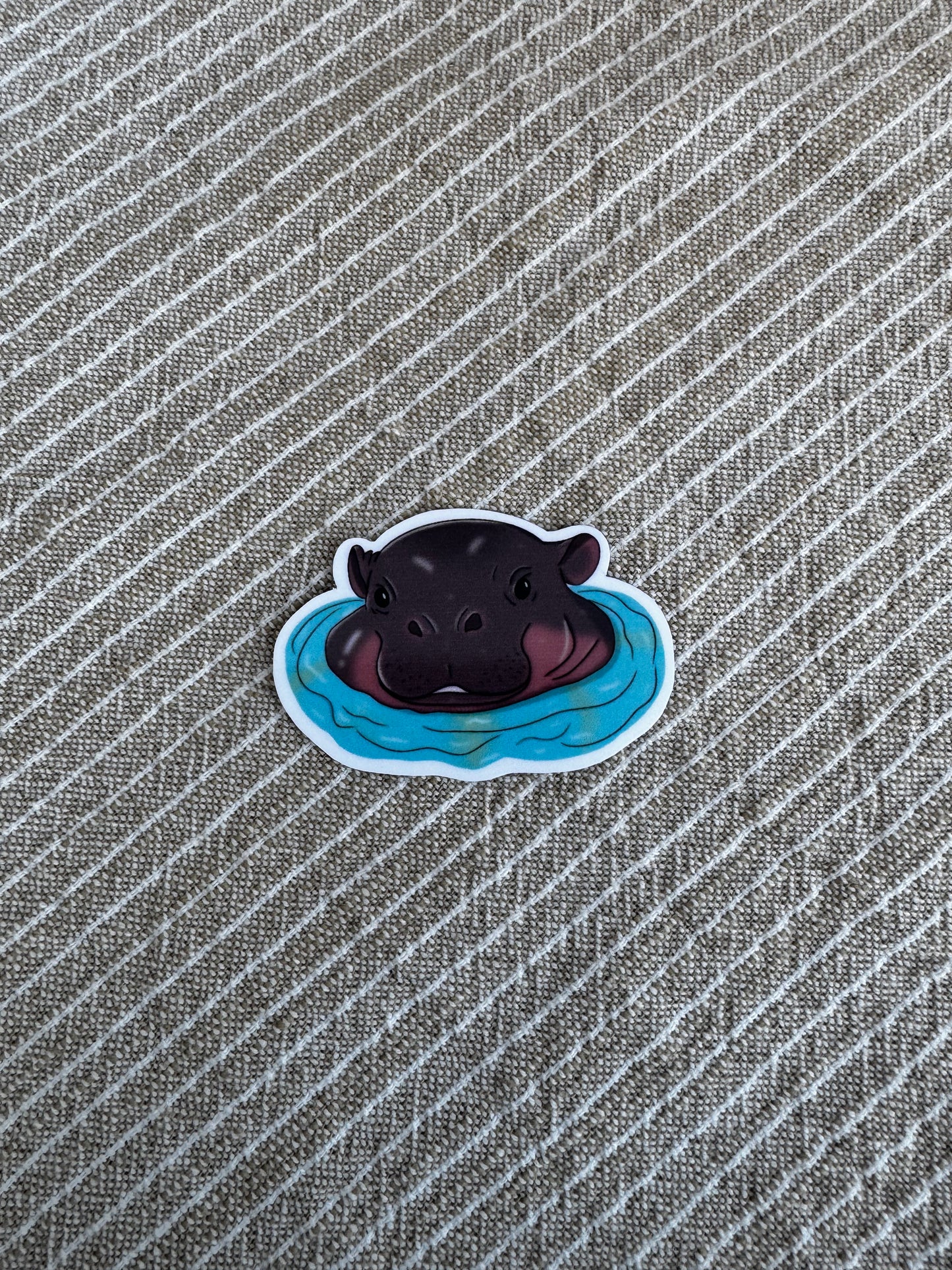 Mars the Hippo Sticker