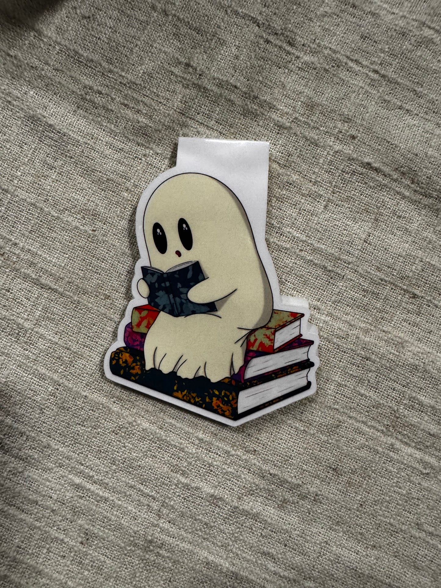 Reading Ghost Magnetic Bookmark