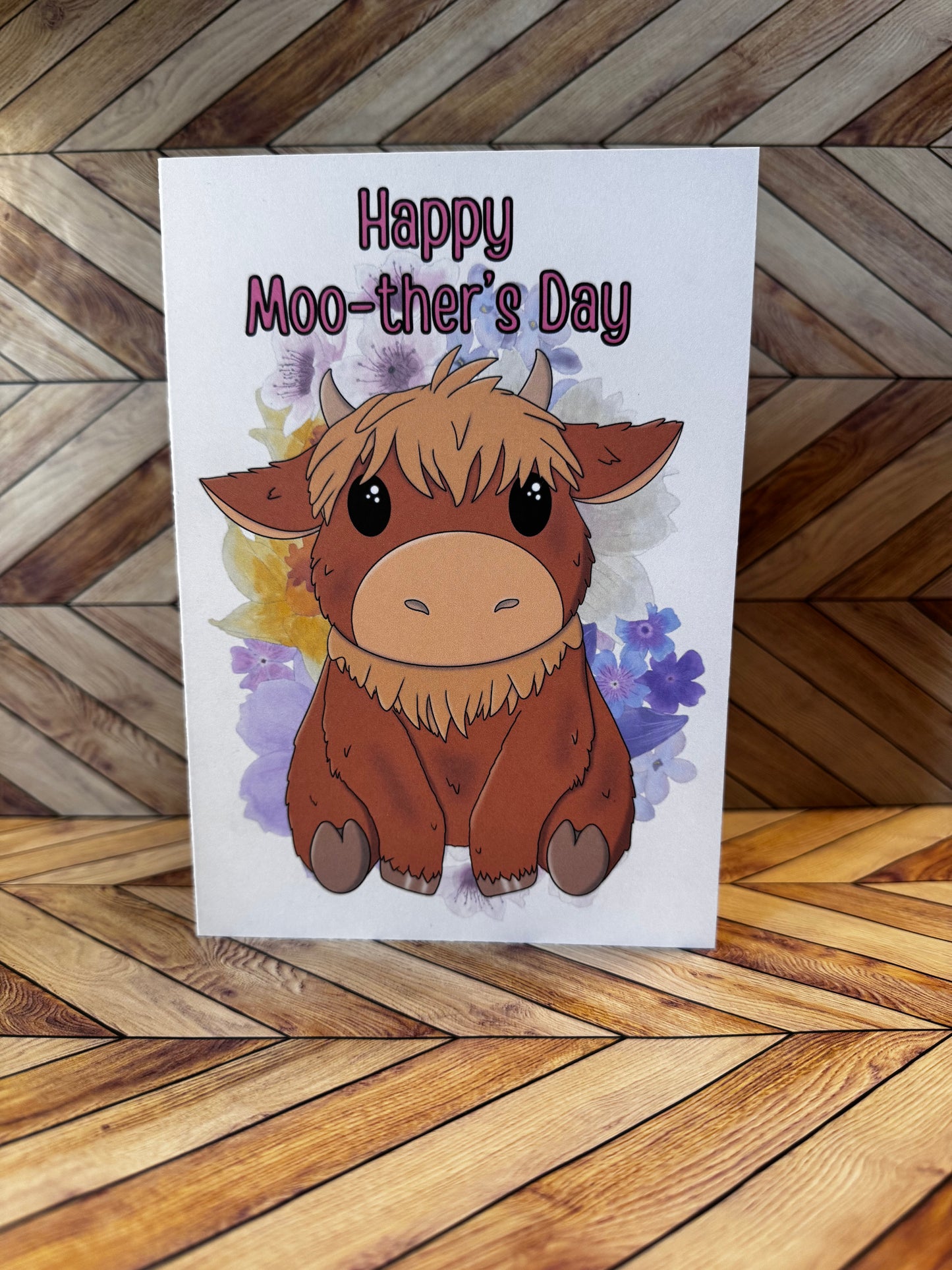 Happy Moo-ther's Day Card
