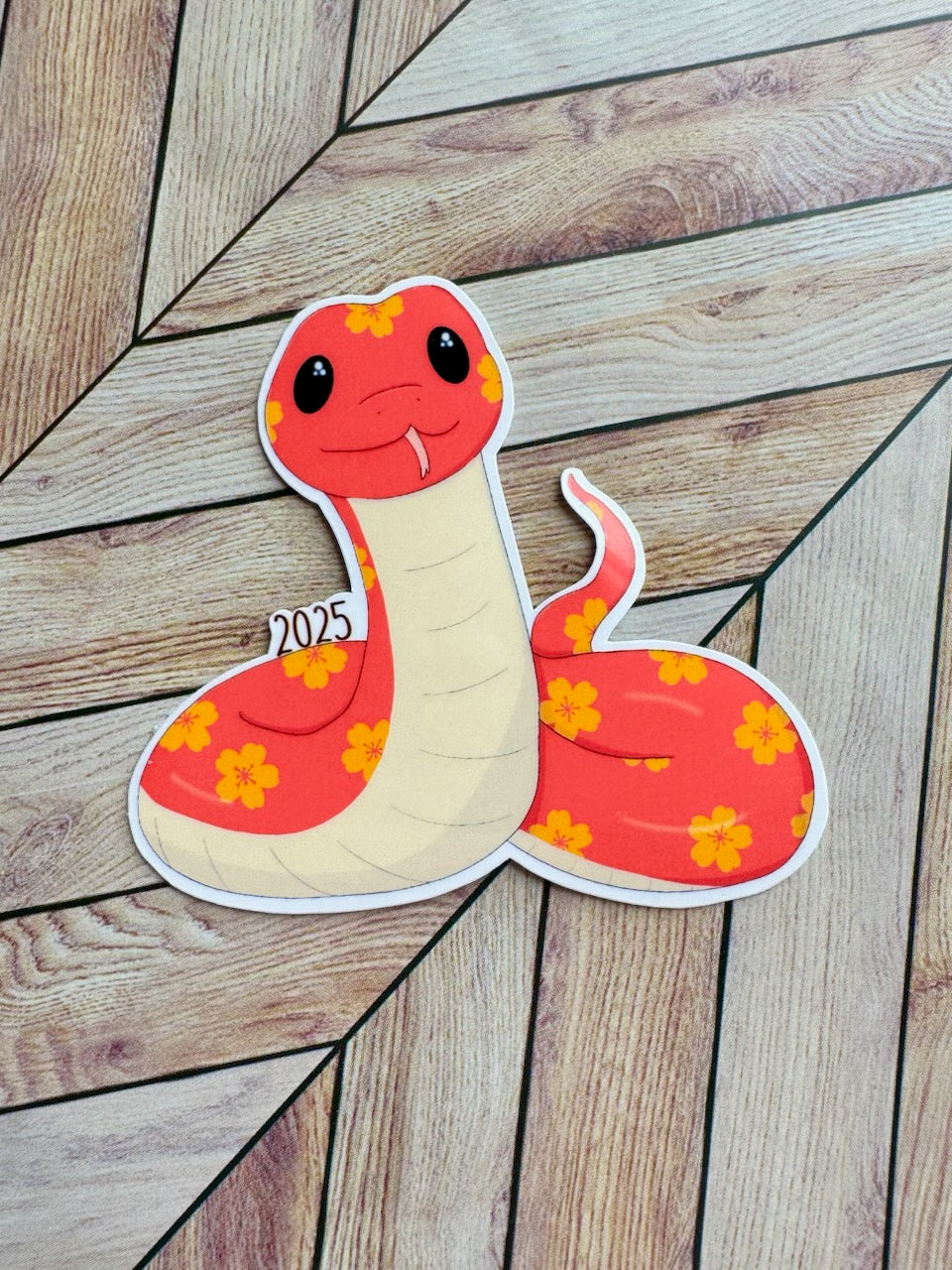 Lunar New Year Snake Sticker