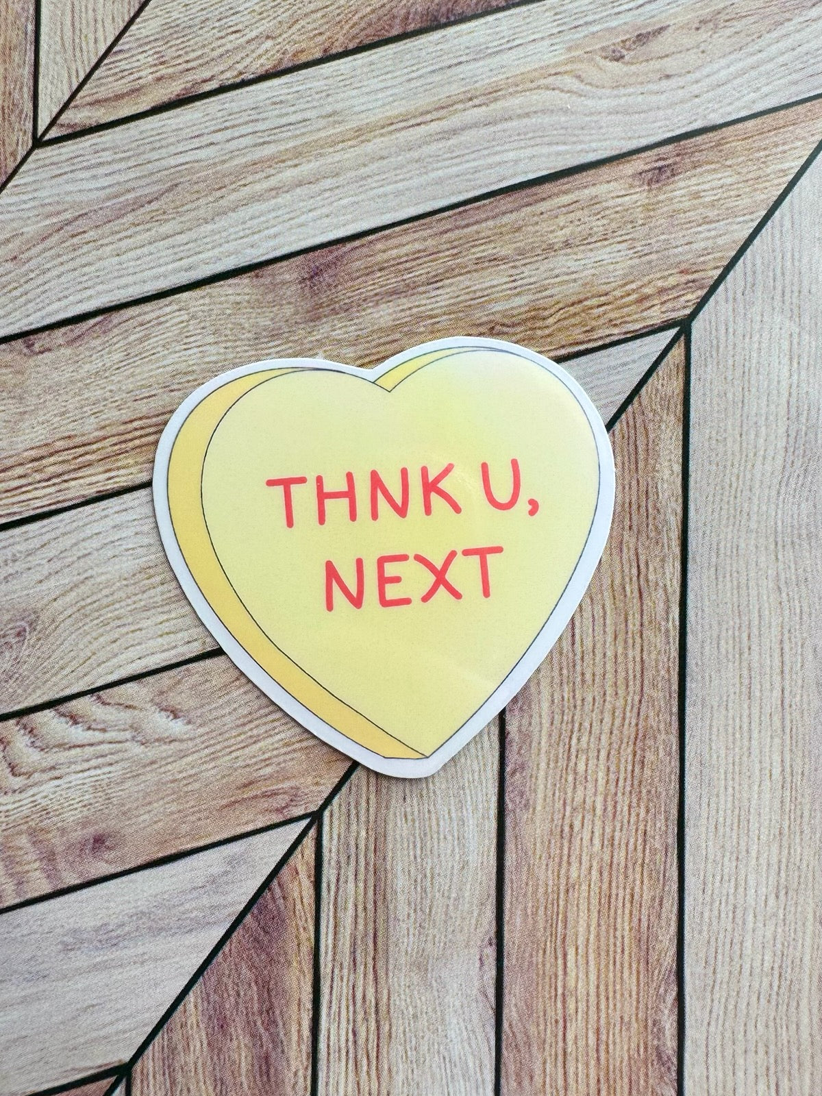 Mini Candy Heart Thnk U, Next Sticker