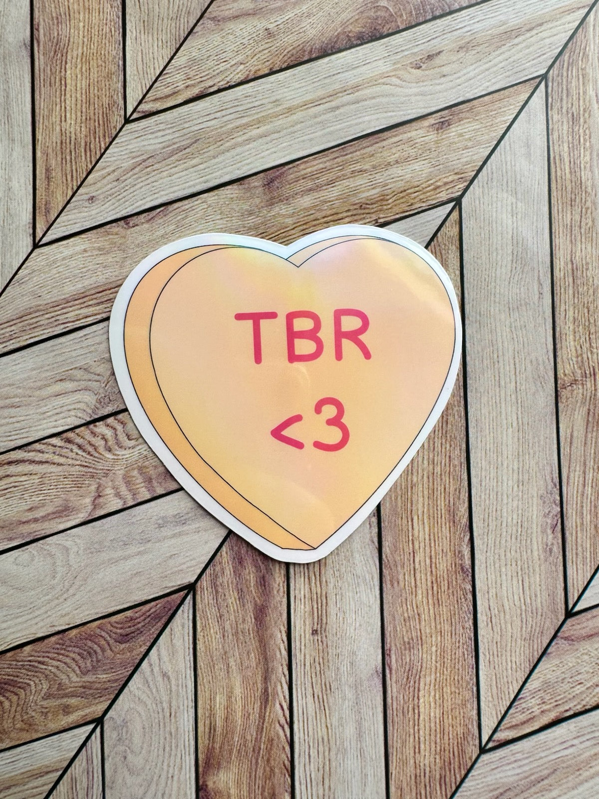 Candy Heart TBR Sticker