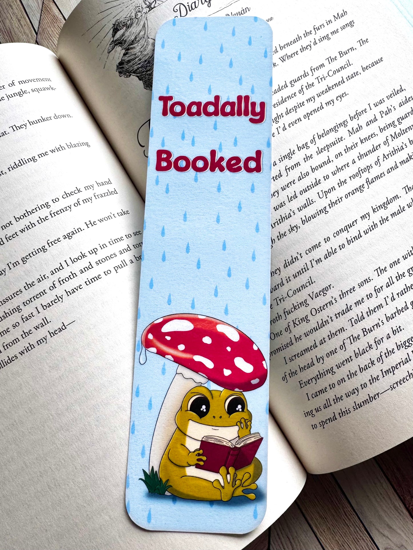 Toadally Booked Bookmark
