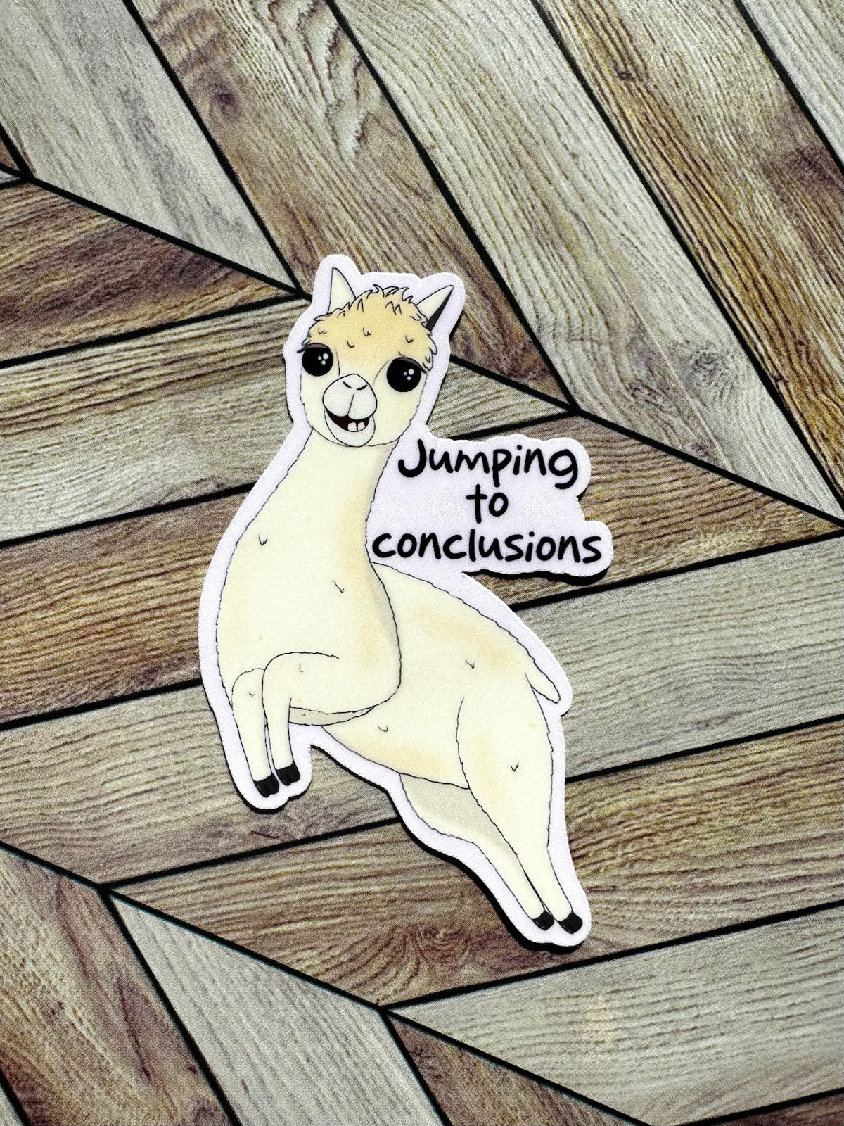 Jumping to Conclusions Sticker