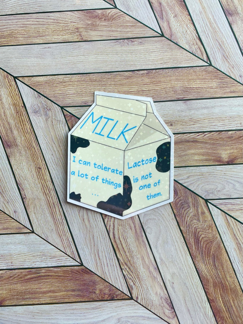 Lactose Intolerant Sticker