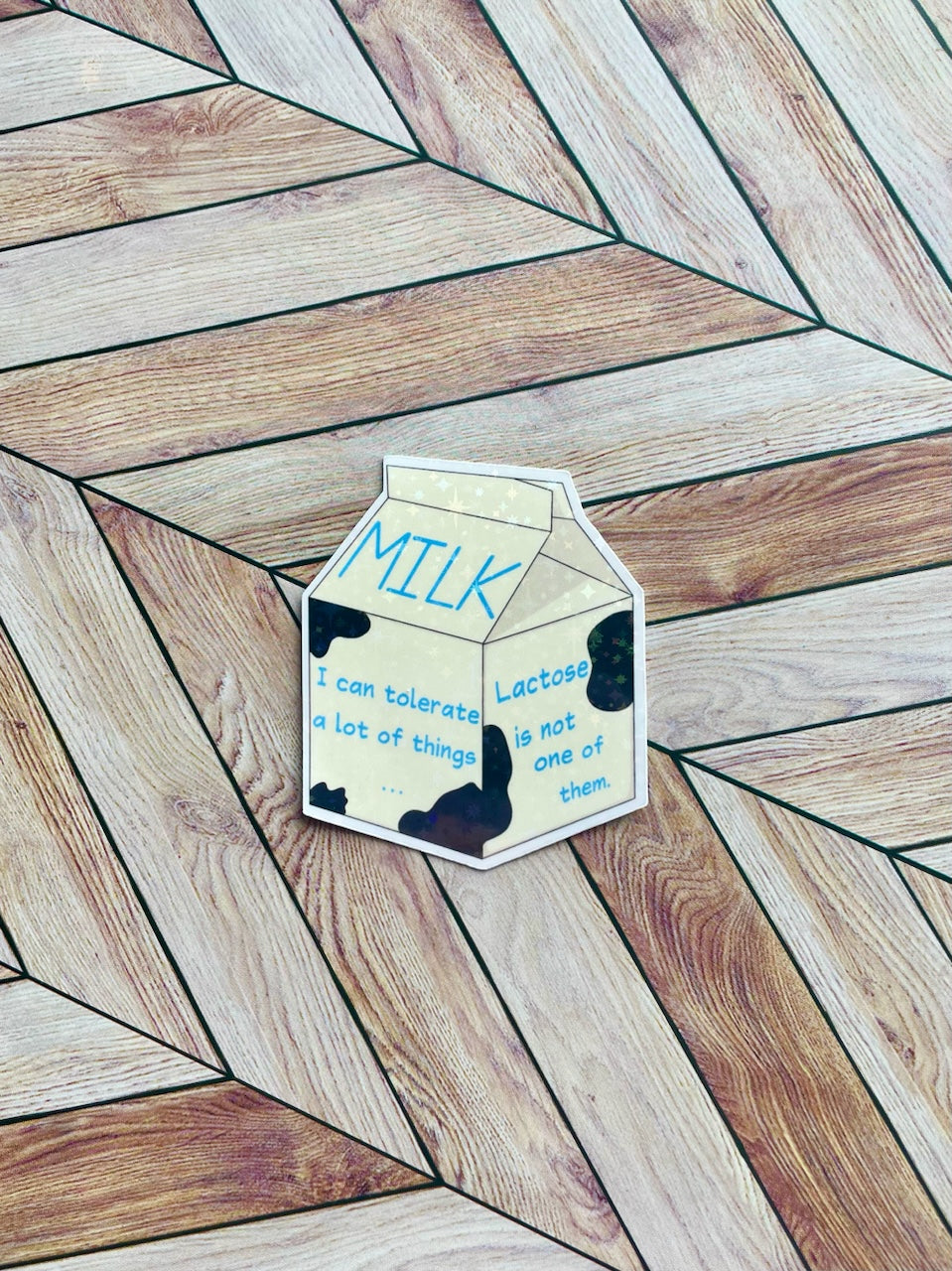 Medium Lactose Intolerant Sticker