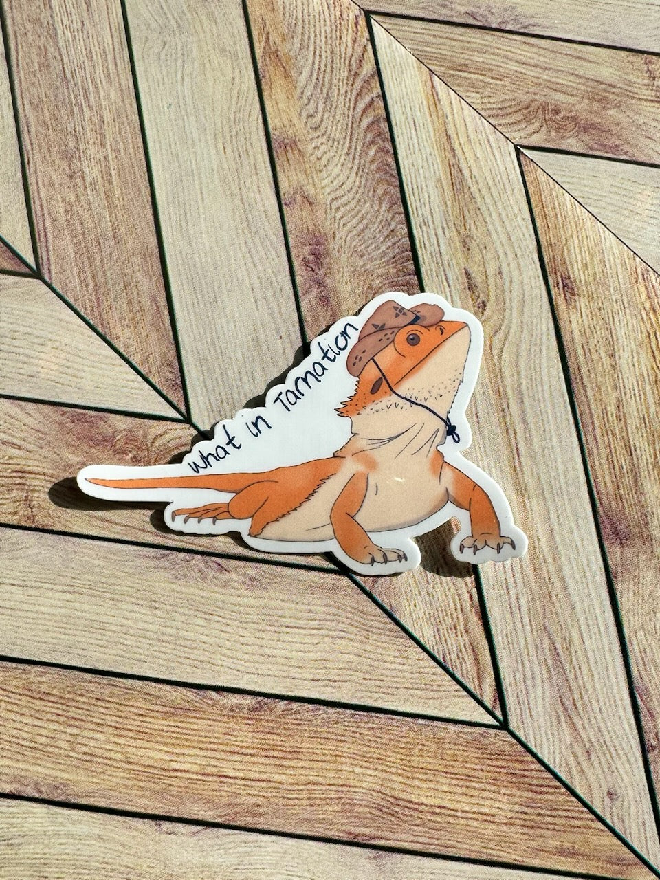 Mini Bearded Dragon Sticker