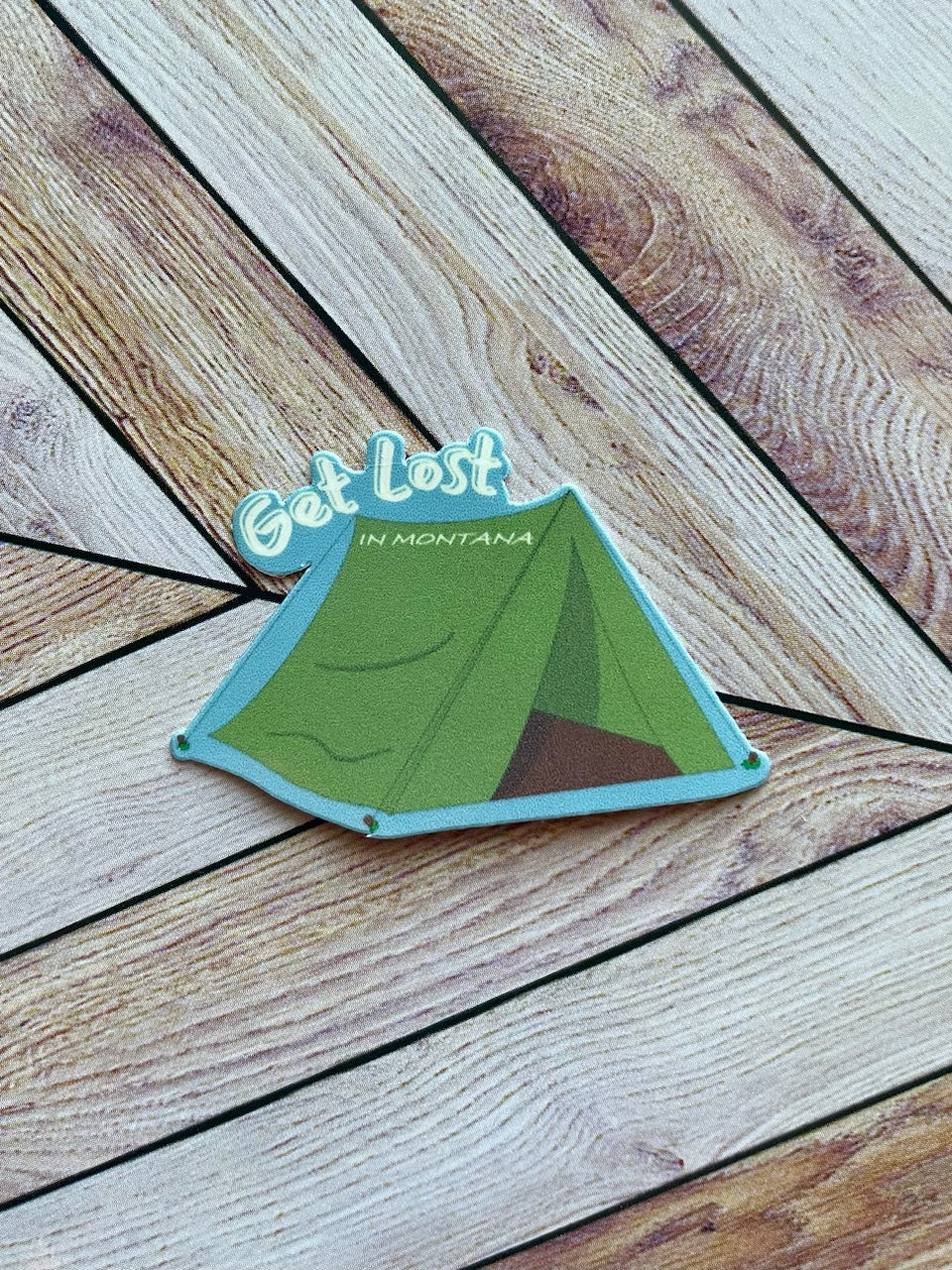 Mini Get Lost ( in Montana) Sticker