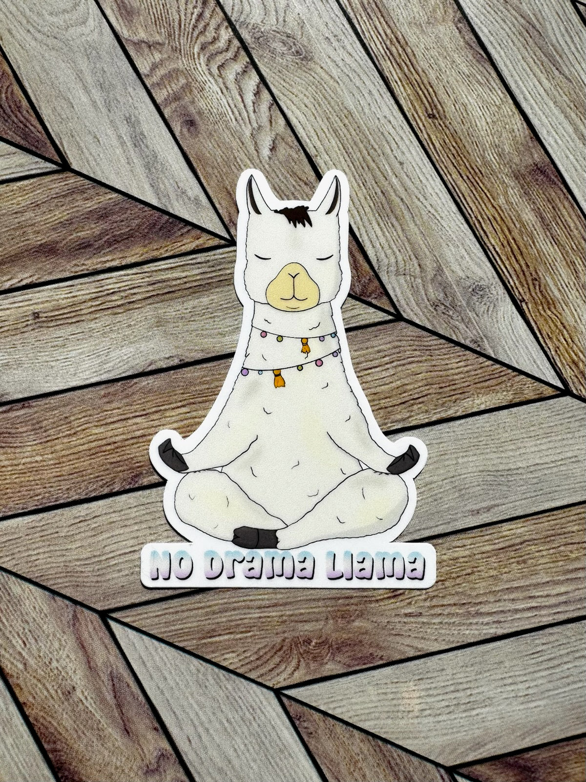 No Drama Llama Sticker