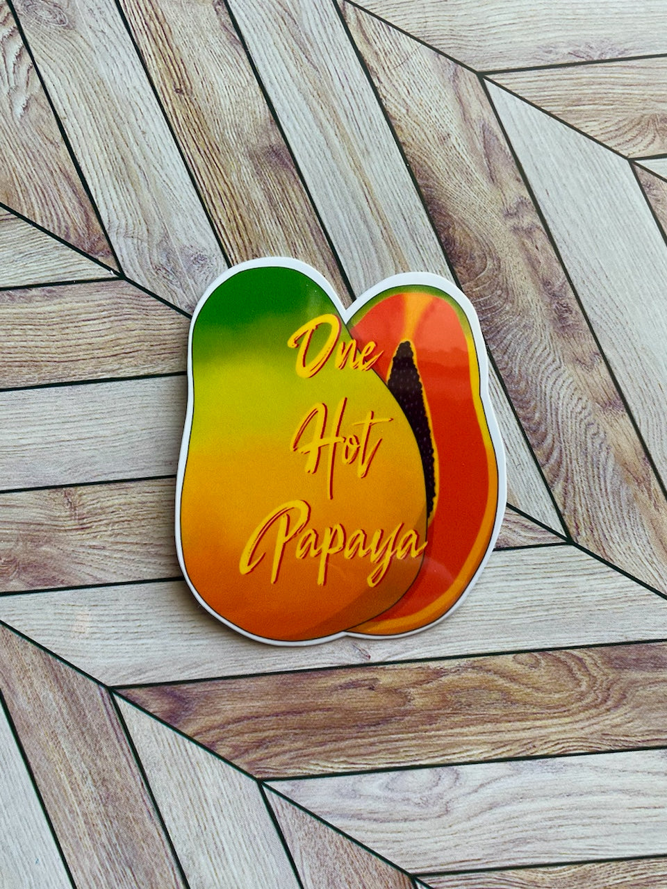 One Hot Papaya Sticker