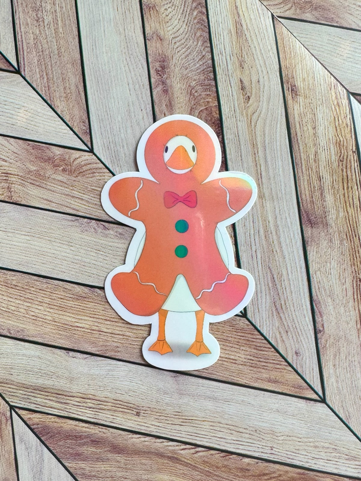 Silly Christmas Goose Stickers