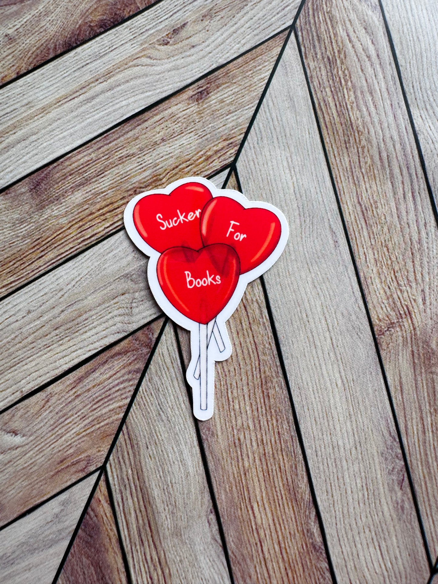 Sucker For Books Sticker