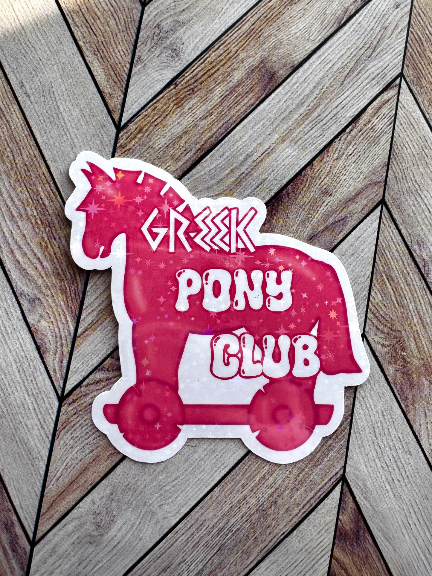 Greek Pony Club Sticker