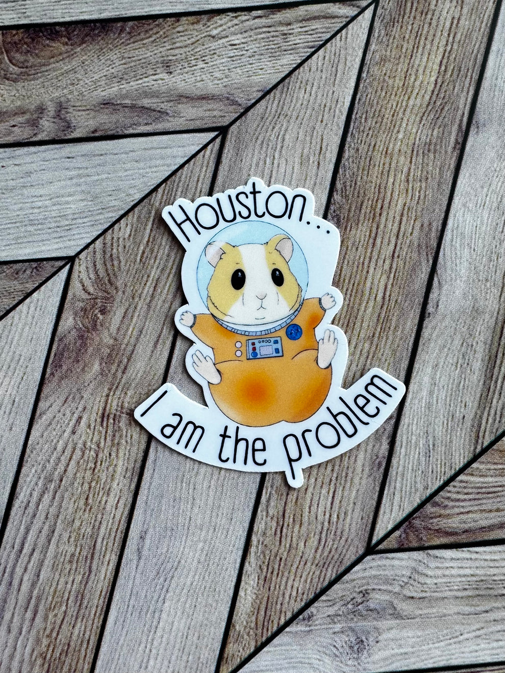 Houston I am the Problem Sticker
