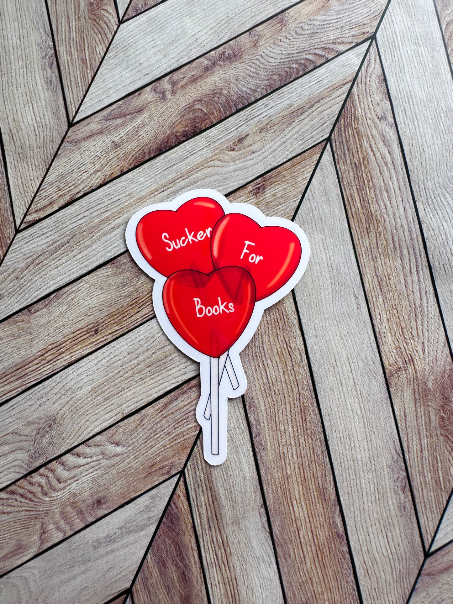 Sucker For Books Sticker