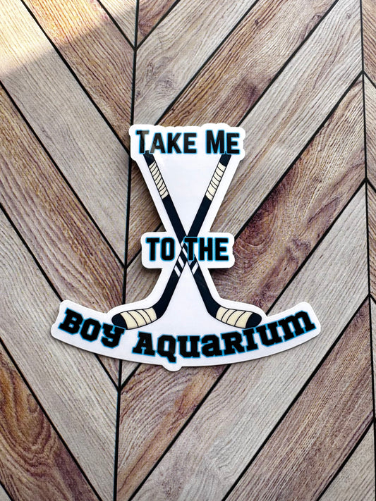 Boy Aquarium Sticker