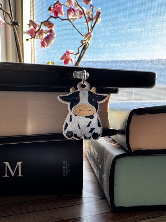 Cow Kindle/Phone Charm