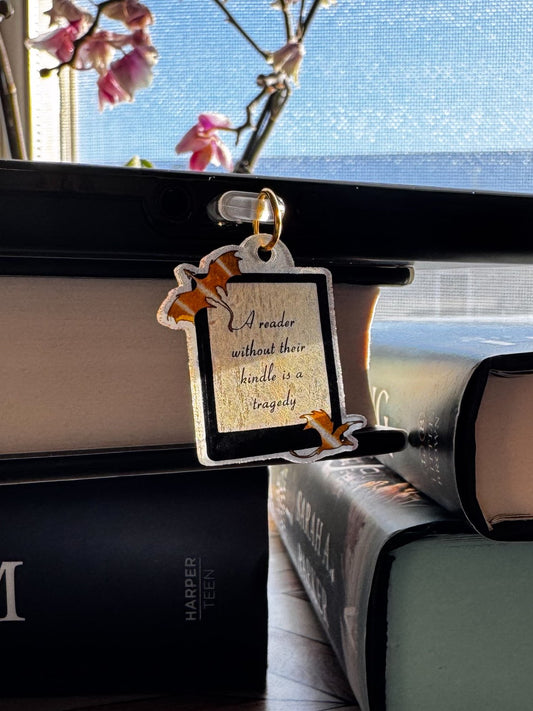 Fourth Wing Kindle Kindle/Phone Charm