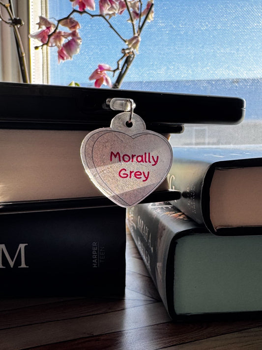 Morally Grey Candy Heart Kindle/Phone Charm