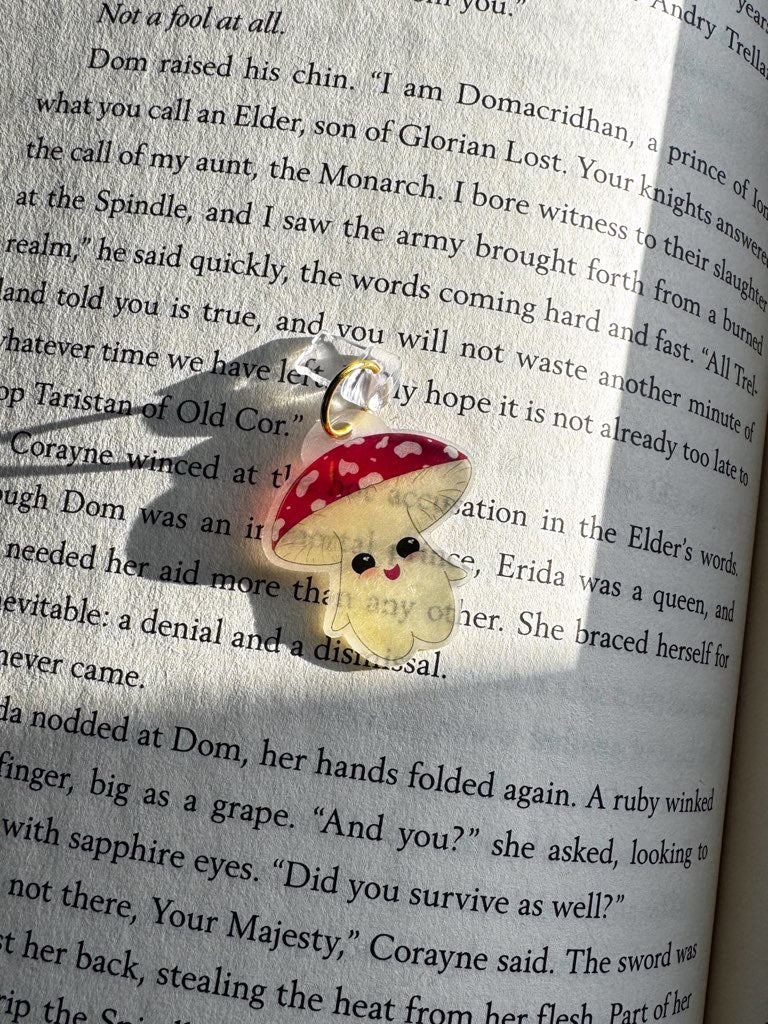 Mushroom Kindle/Phone Charm