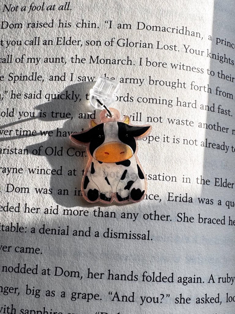 Cow Kindle/Phone Charm