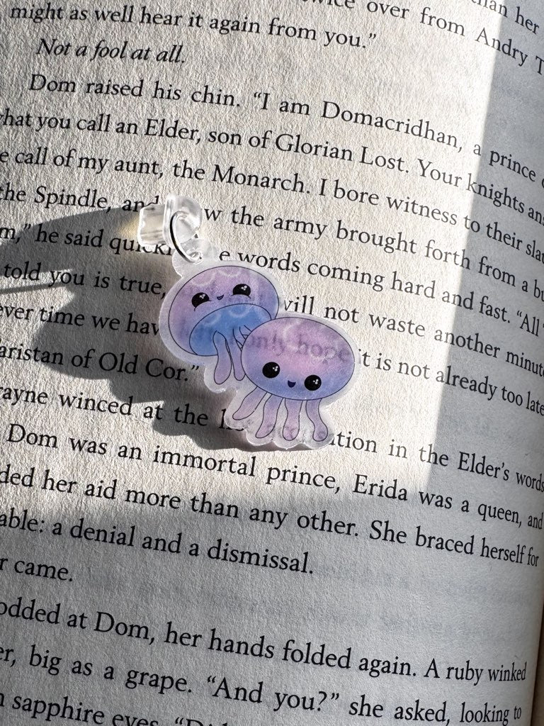 Jellyfish Kindle/Phone Charm