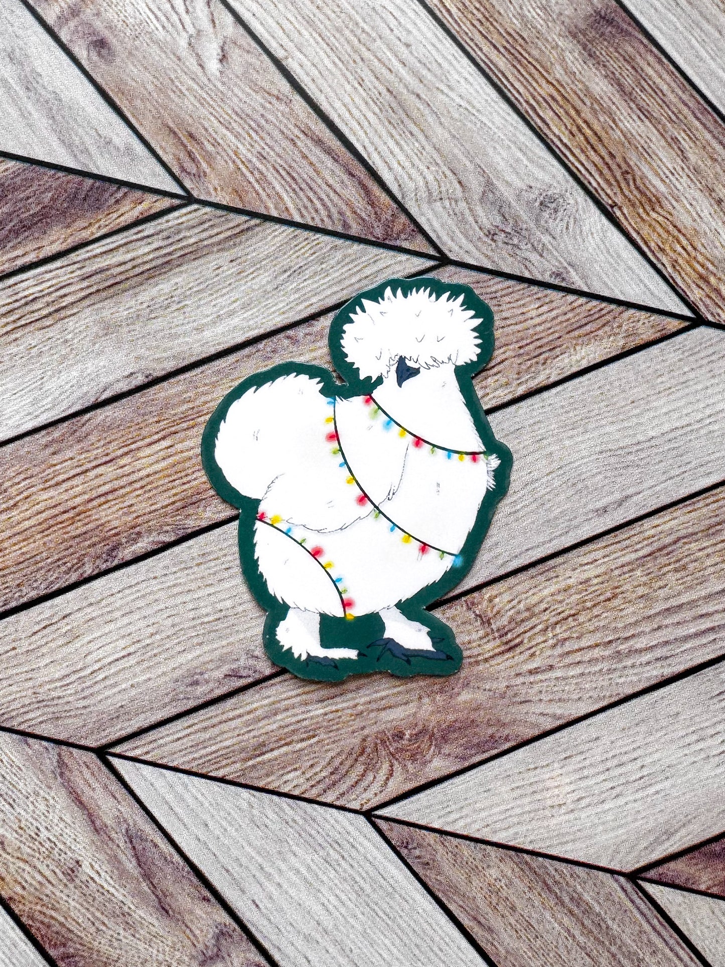 Merry Chickmas Sticker