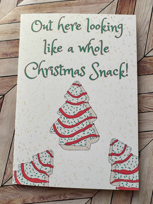 Christmas Snack Card