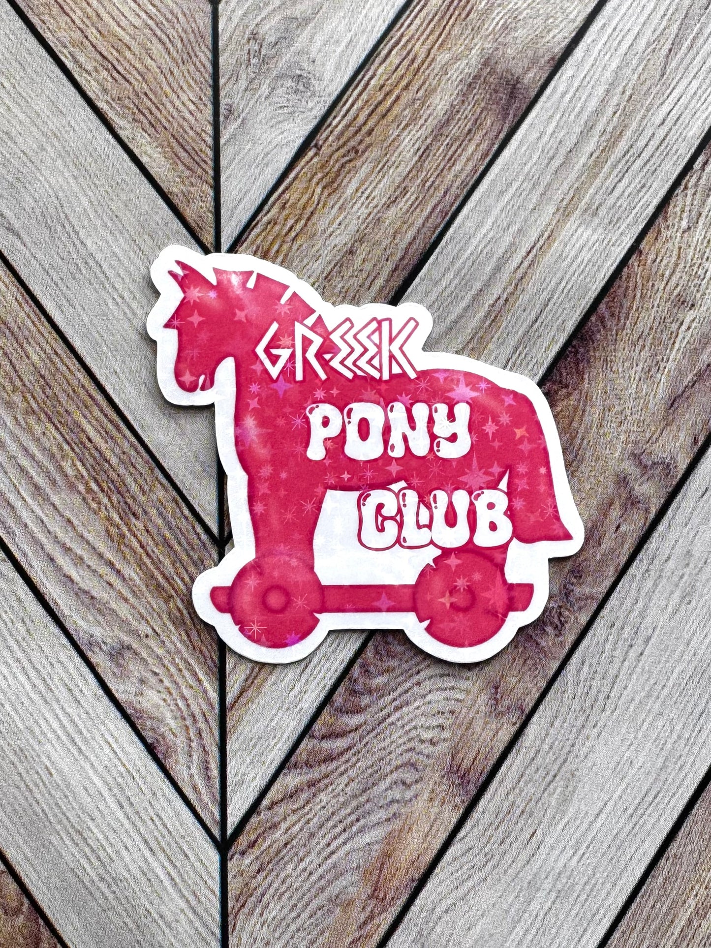 Greek Pony Club Sticker