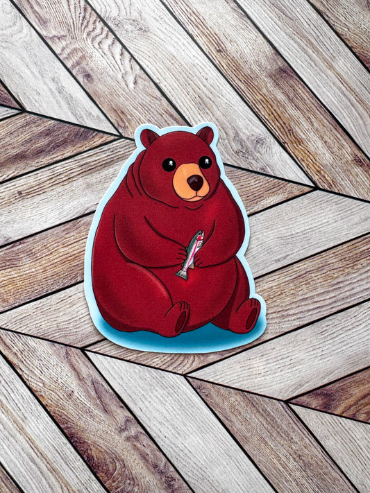 Fat Bear Sticker