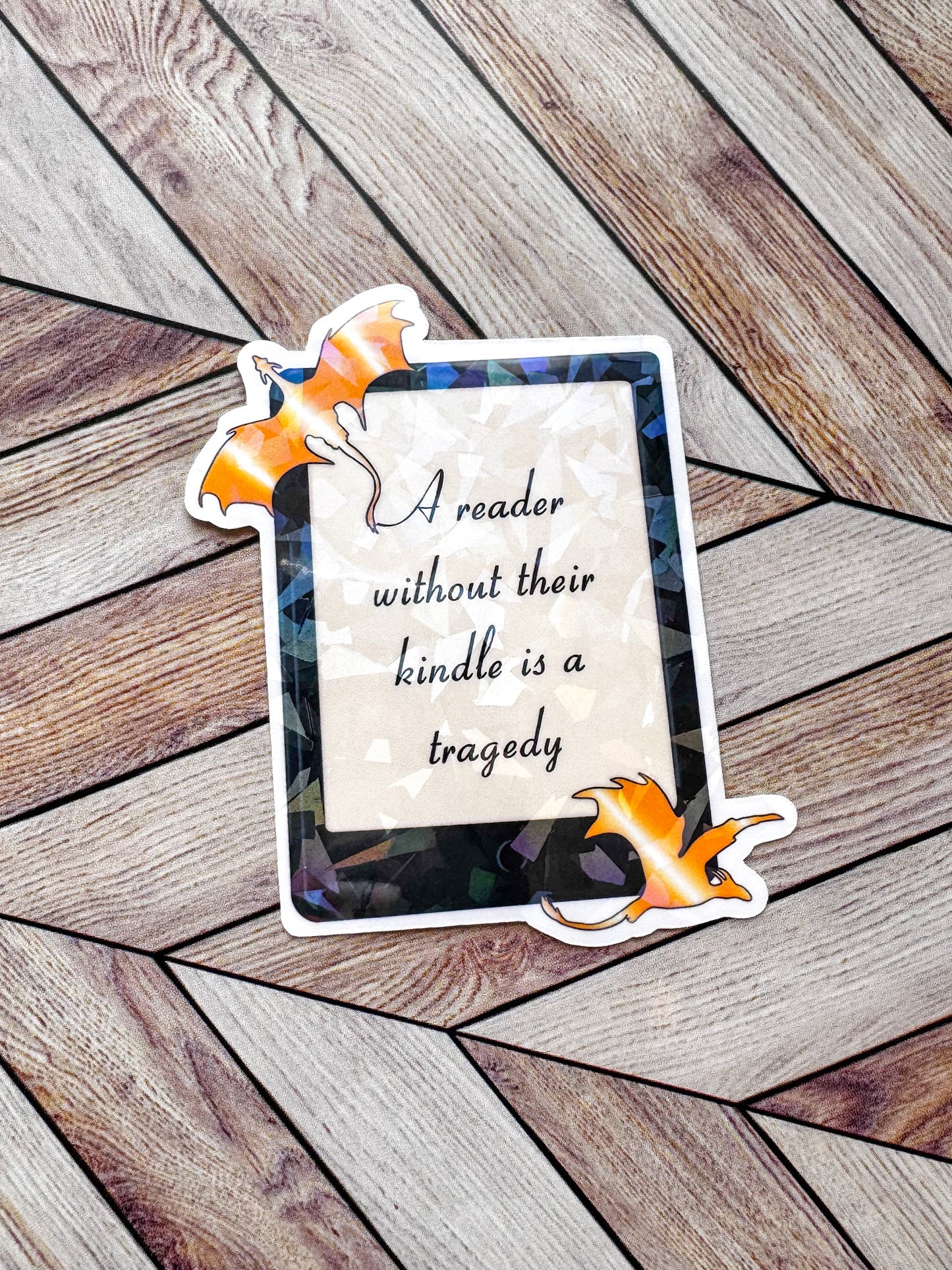 Fourth Wing Kindle Sticker