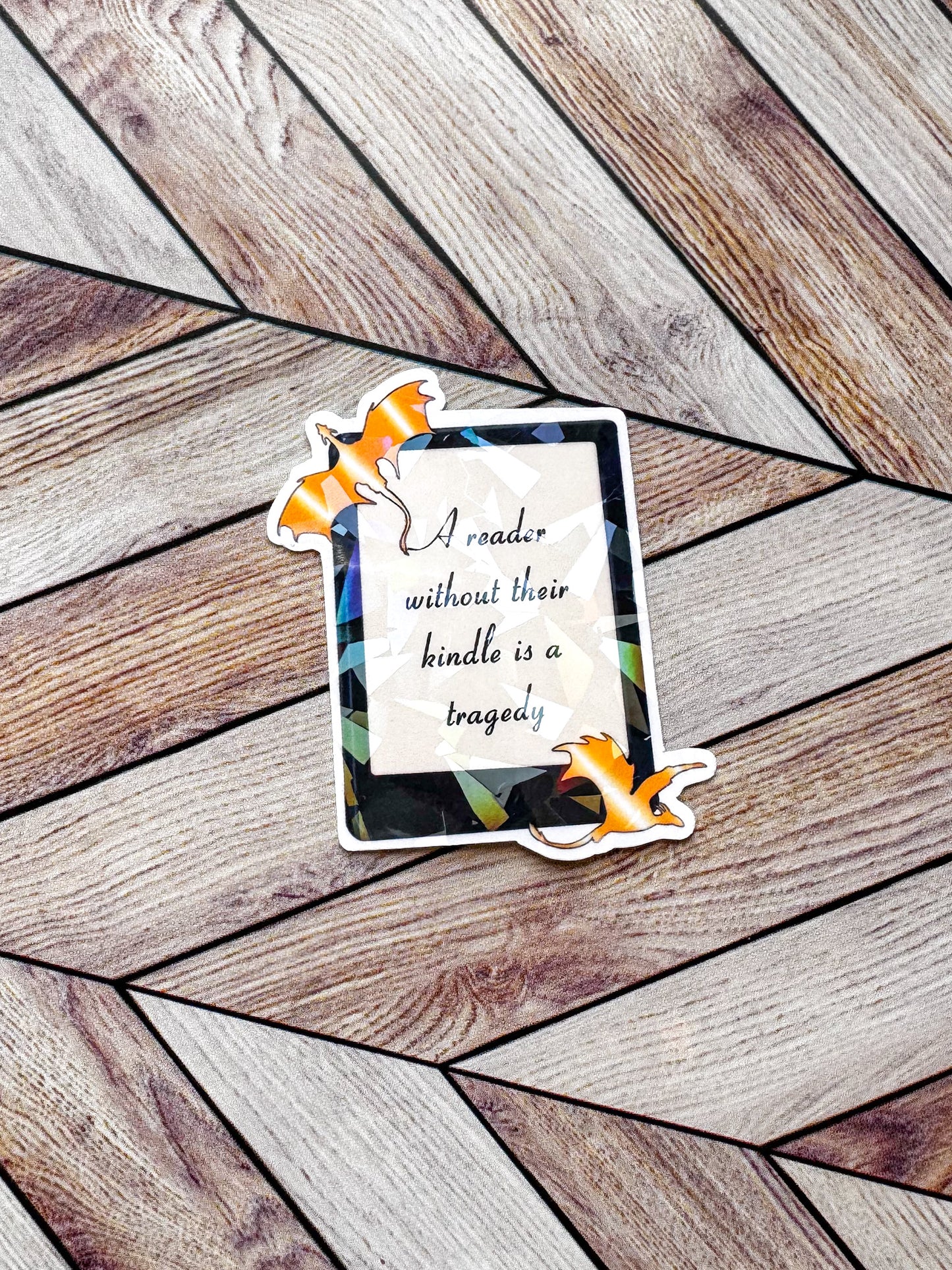 Fourth Wing Kindle Sticker