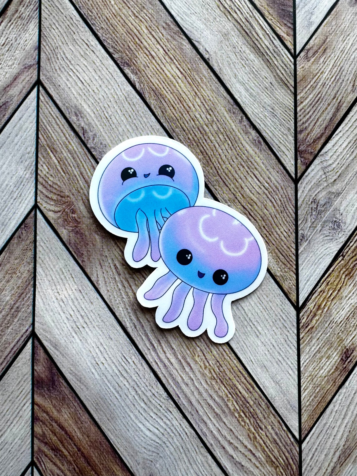 Moon Jelly Fish Stickers
