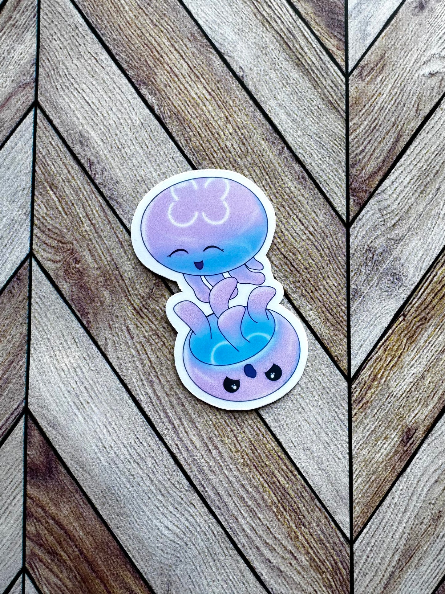Moon Jelly Fish Stickers
