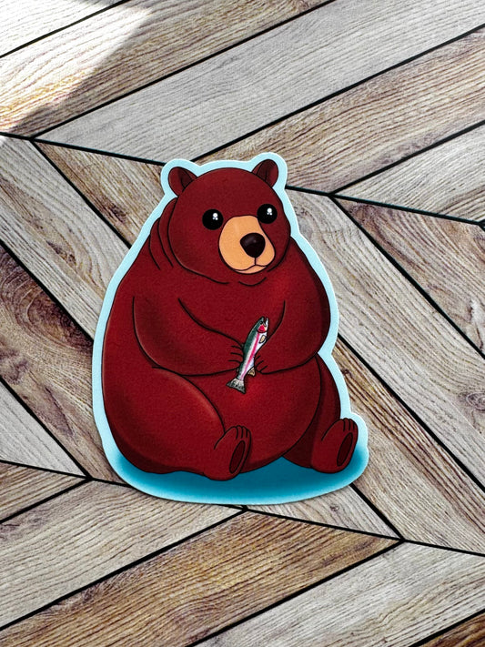 Fat Bear Sticker