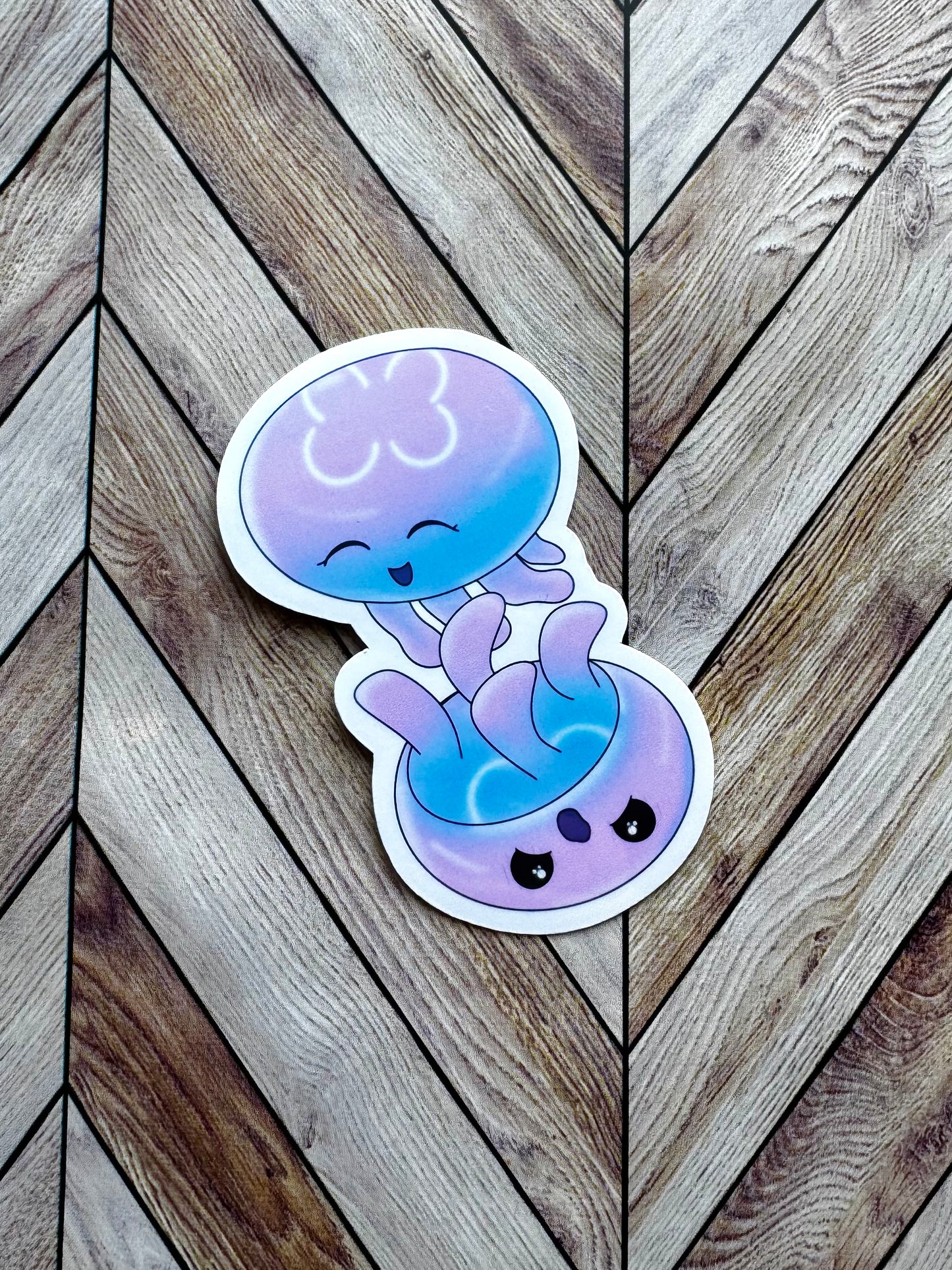 Moon Jelly Fish Stickers