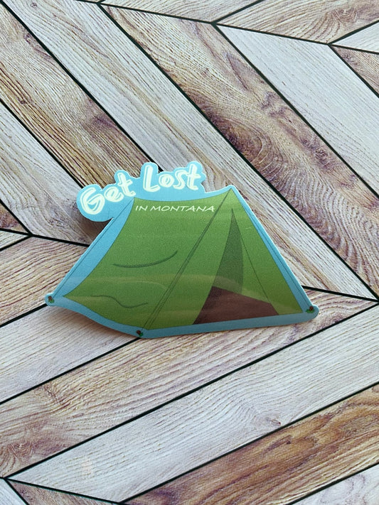 Get Lost (in Montana) Sticker